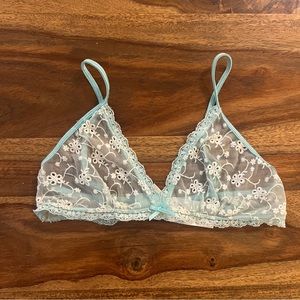 Kimchi Blue Mesh Embroidered Bralette